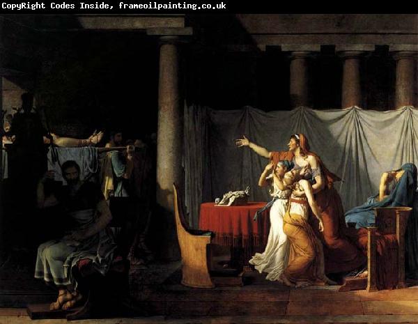 Jacques-Louis  David The Lictors Returning to Brutus the Bodies of his Sons